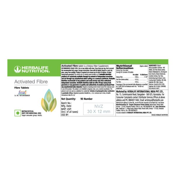 Activated Fibre-90 Tablets