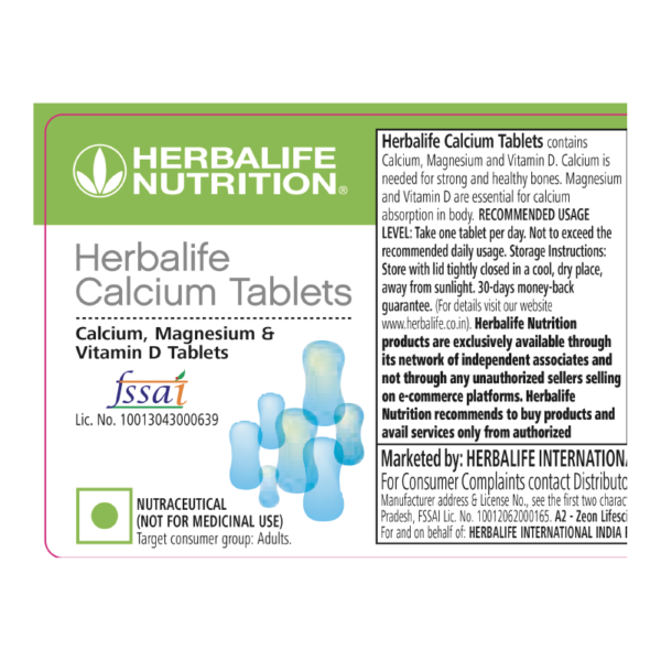 Herbalife Calcium Tablets (60 Tablets)