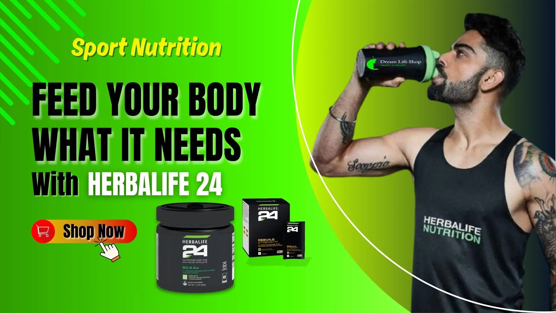 Dream Life Shop » Nutrition Power For India’s Dream Body