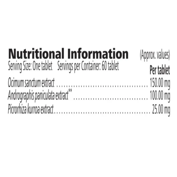 Vritilife Immune Health Product Info